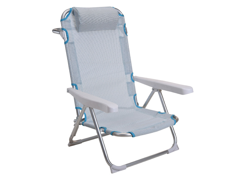 Sedia da campeggio sedia faltsessel BLU POLTRONA da spiaggia comodamente portabevande 110 kg 