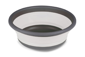 Kampa - Large Collap Round Washing Bowl Grey