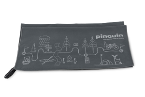 PINGUIN - Micro Towel 60x120 Grey