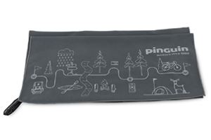PINGUIN - Micro Towel 75x150 Grey