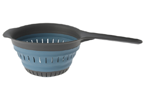 Ki - Collapsible Colander with Anthracite Handle