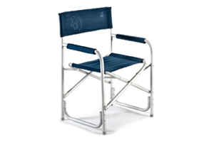 Beaver brand - Blue Alu Director's Chair 22 mm