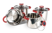 Kampa - Space Saver Deluxe Cook Set Stainless 
